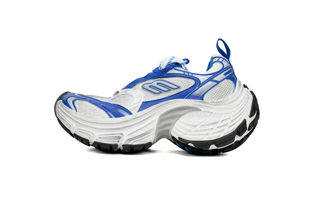 Balenciaga Runner Sneaker White Gray Black White Blue