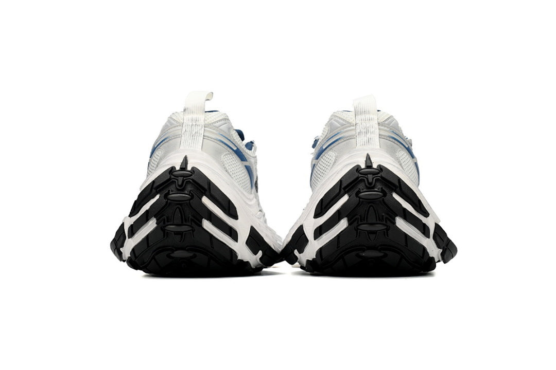 Balenciaga Runner Sneaker White Gray Black White, Black, and Blue