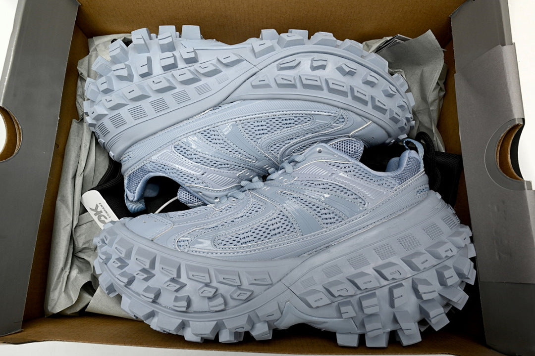 Balenciaga Defender Sneaker Black Light Blue