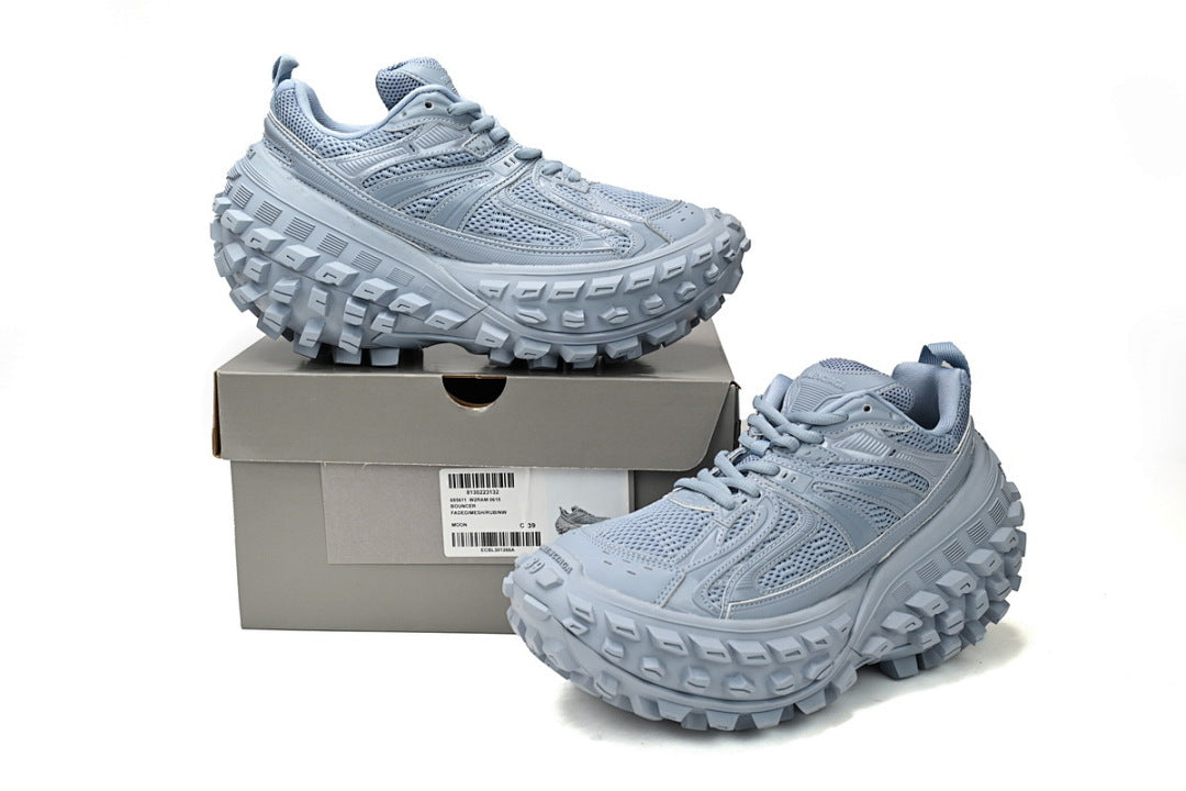 Balenciaga Defender Sneaker Black Light Blue