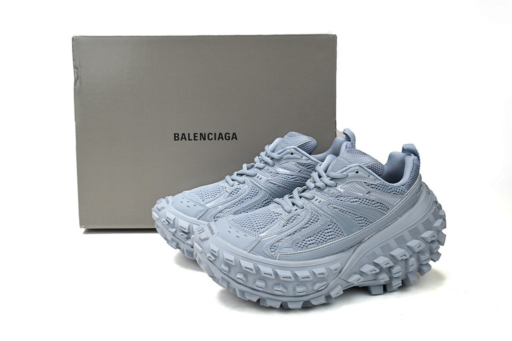 Balenciaga Defender Sneaker Black Light Blue