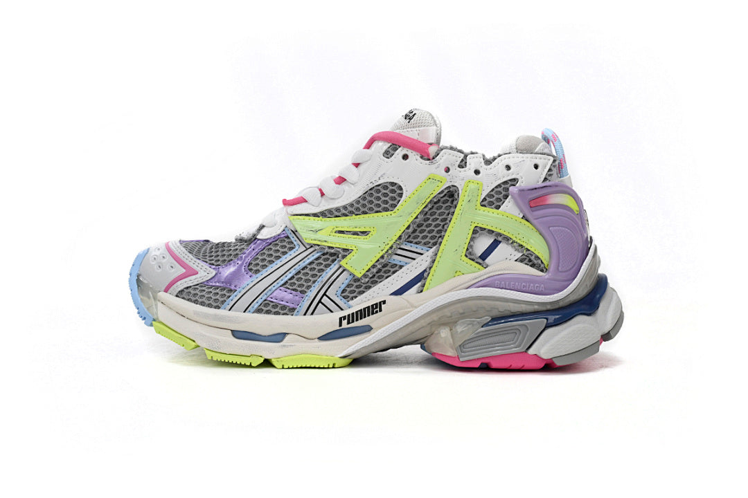 Balenciaga Runner White Yellow Purple