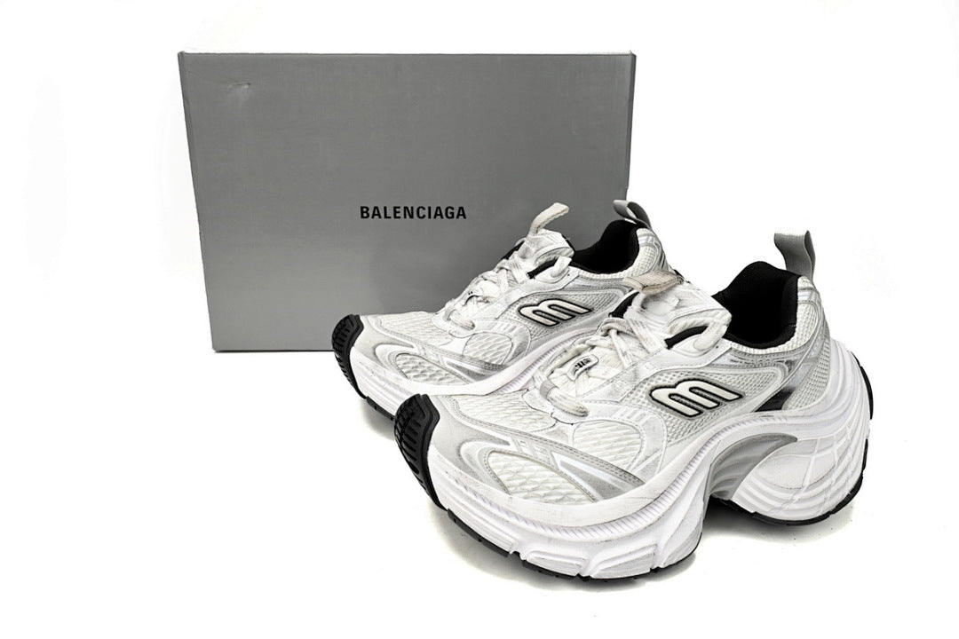 Balenciaga Runner Sneaker White and Black