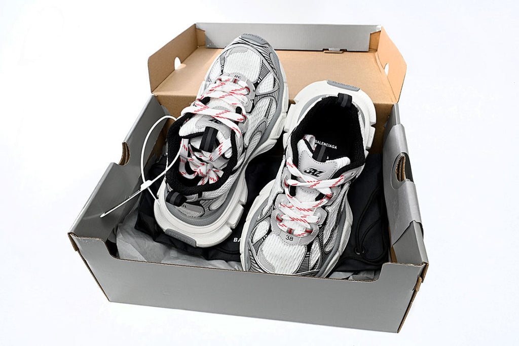 Balenciaga Runner Sneaker Grey Red