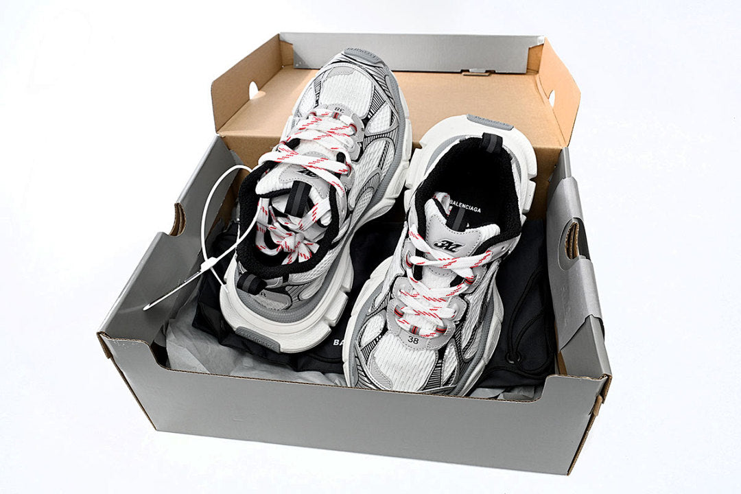 Balenciaga Runner Sneaker Grey Red