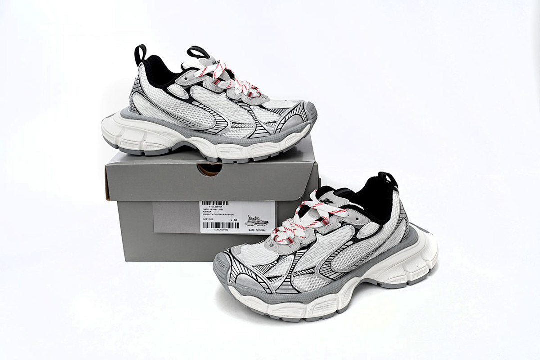 Balenciaga Runner Sneaker Grey Red