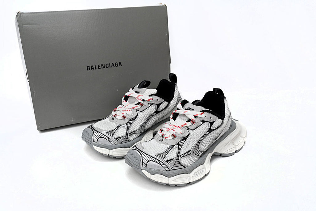 Balenciaga Runner Sneaker Grey Red