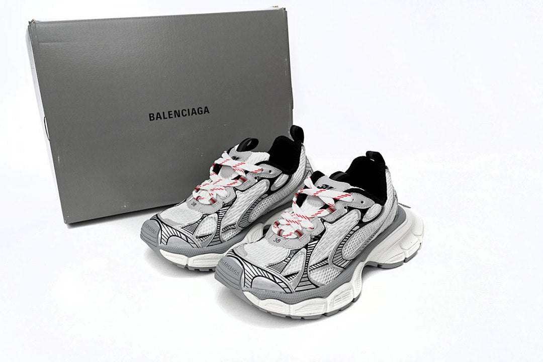 Balenciaga Runner Sneaker Grey Red