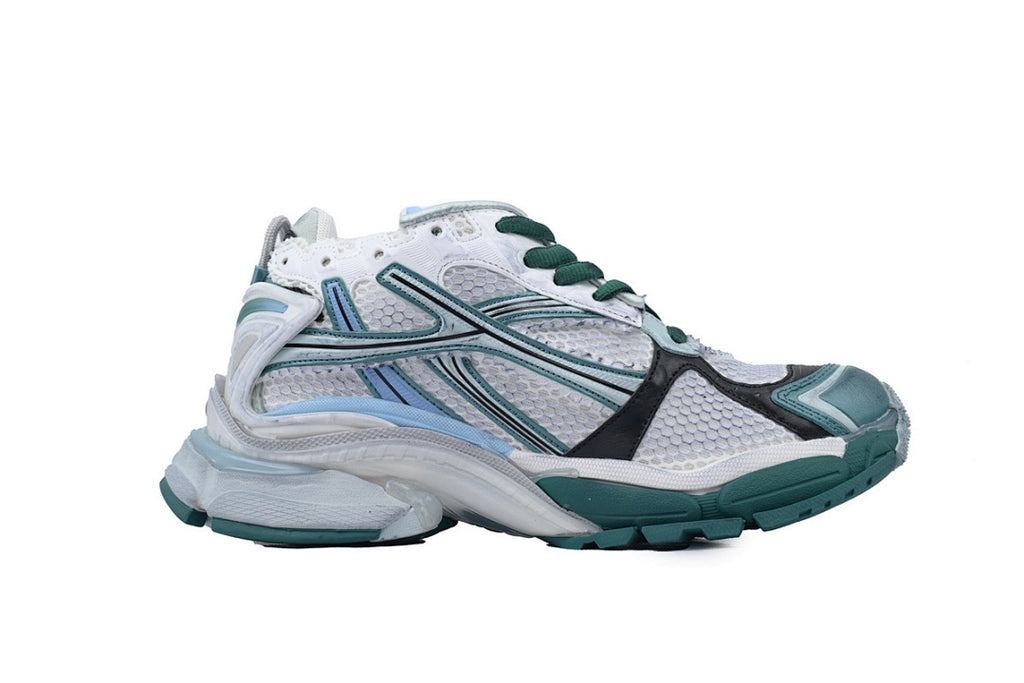 Balenciaga Runner Sneaker 'White Green Blue'