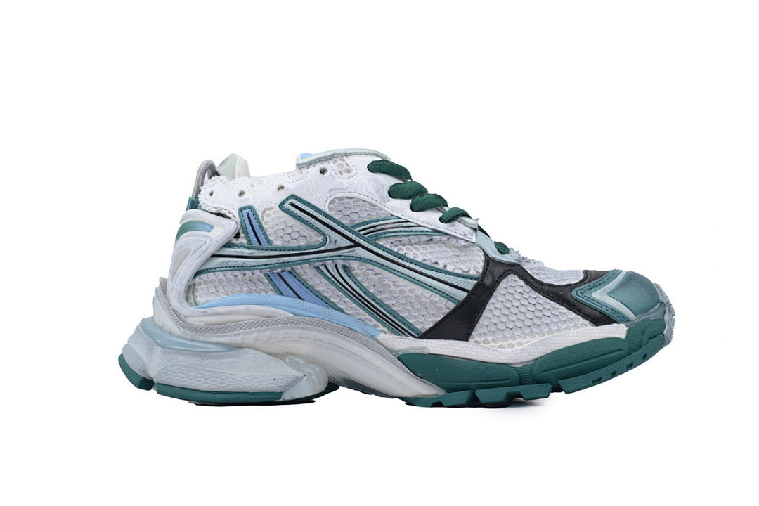 Balenciaga Runner Sneaker 'White Green Blue'