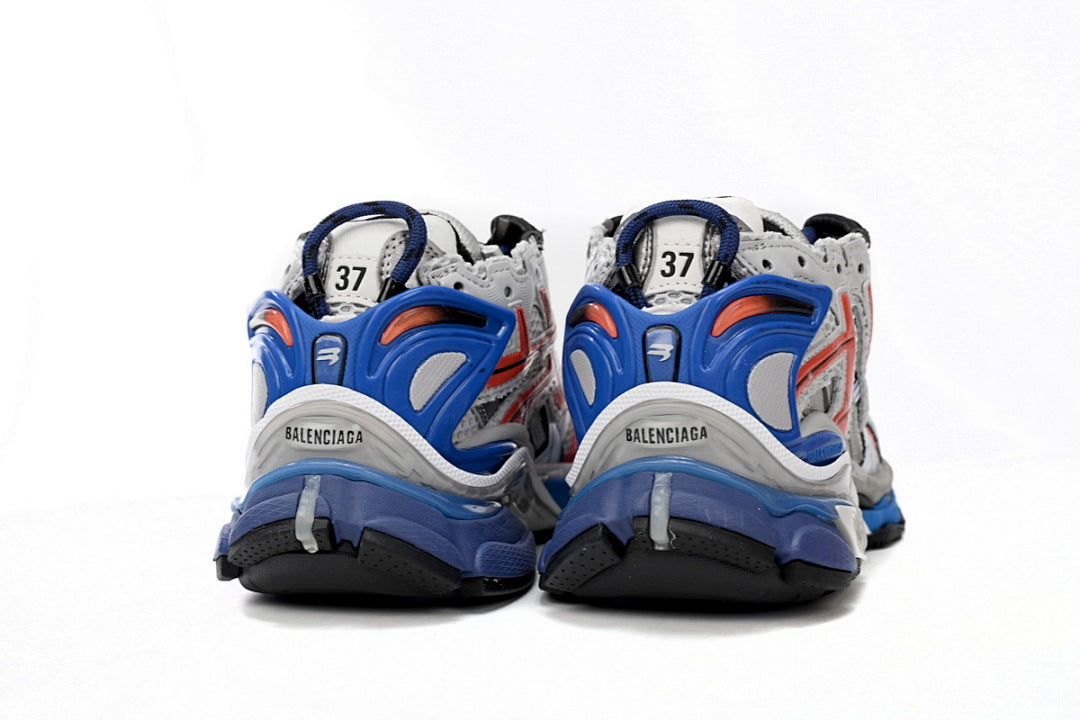 Balenciaga Runner White Blue Orange