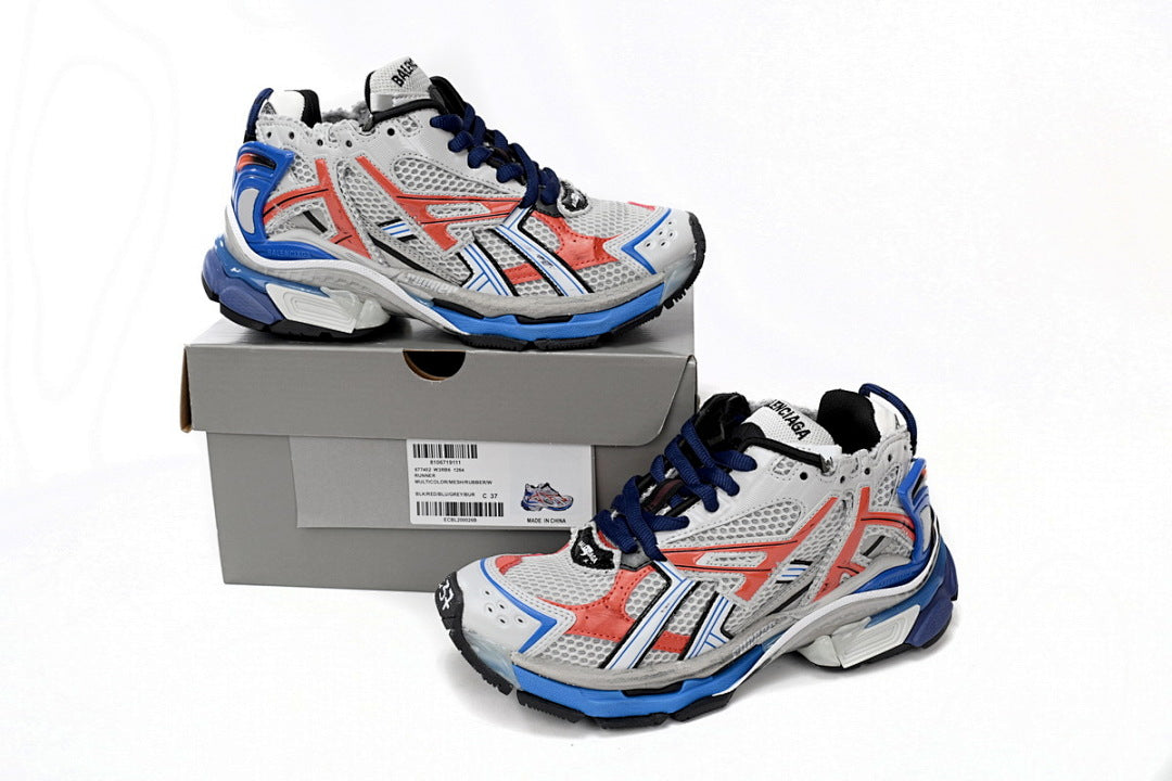 Balenciaga Runner White Blue Orange