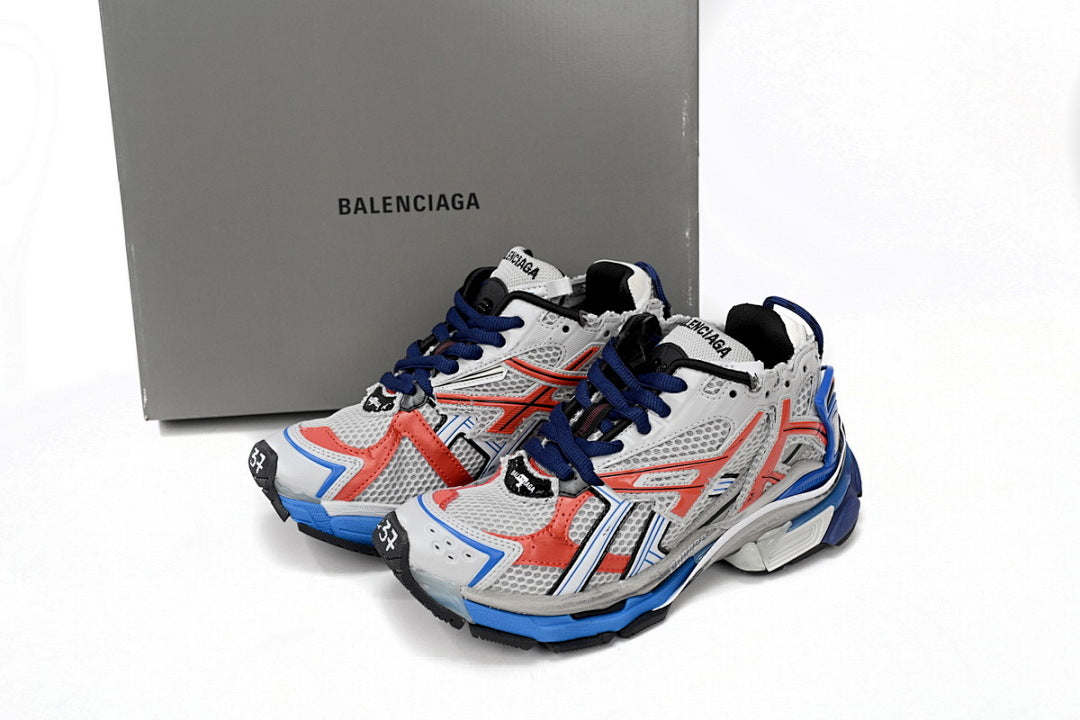 Balenciaga Runner White Blue Orange