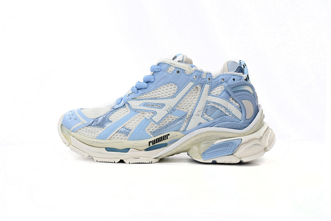Balenciaga Runner White Light Blue