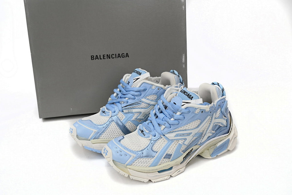 Balenciaga Runner White Light Blue