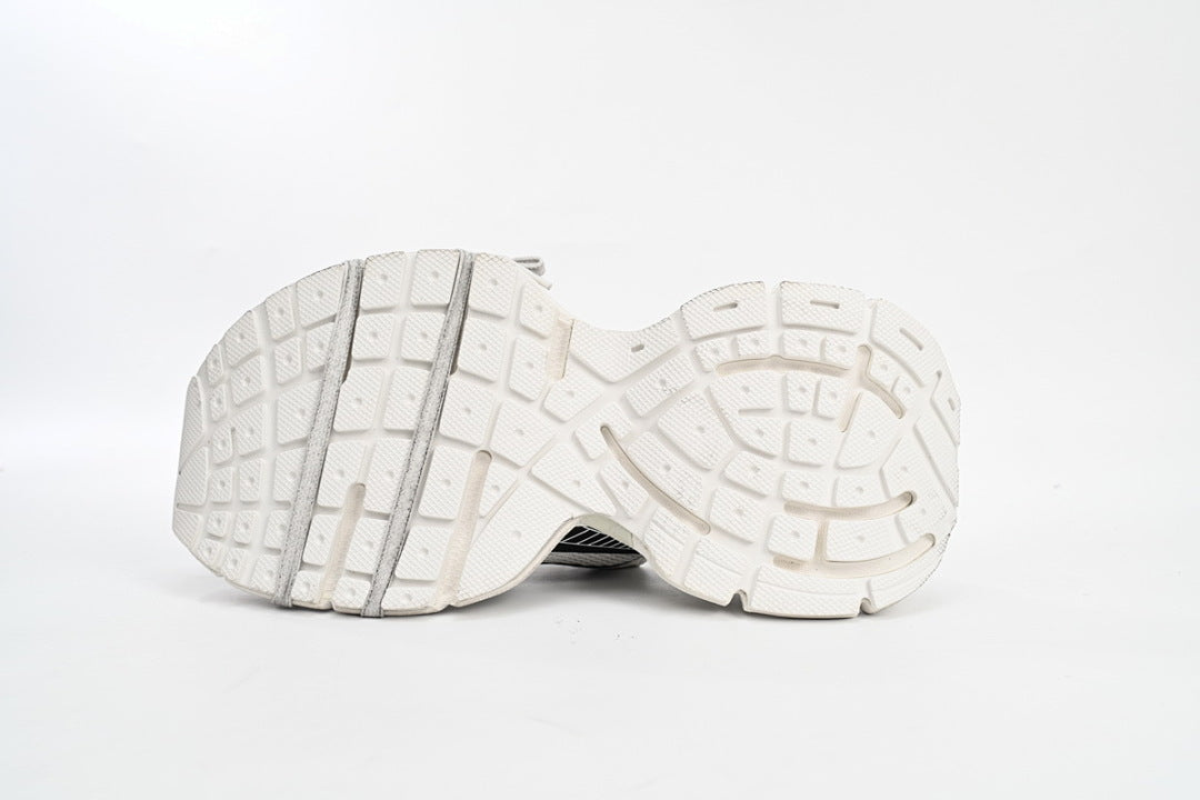 Balenciaga Runner Sneaker Silver Rice White Black