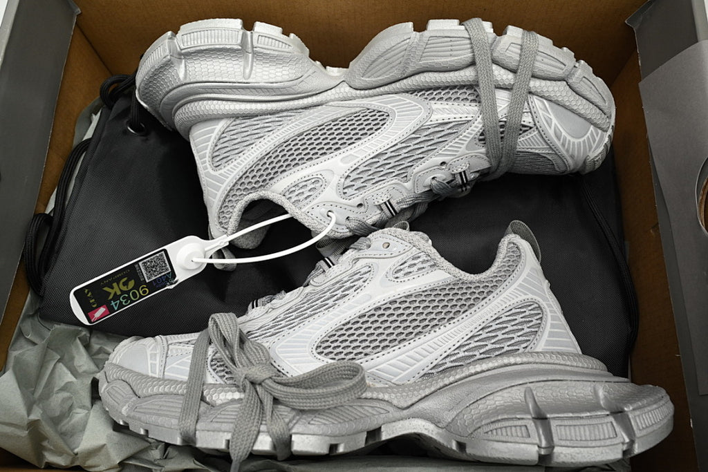 Balenciaga Runner Sneaker Silver Light Gray