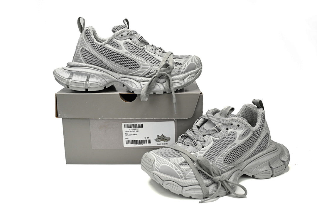 Balenciaga Runner Sneaker Silver Light Gray