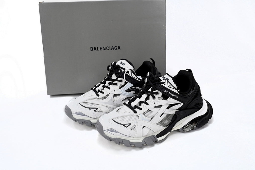 Balenciaga Track 2 Sneaker Black And White