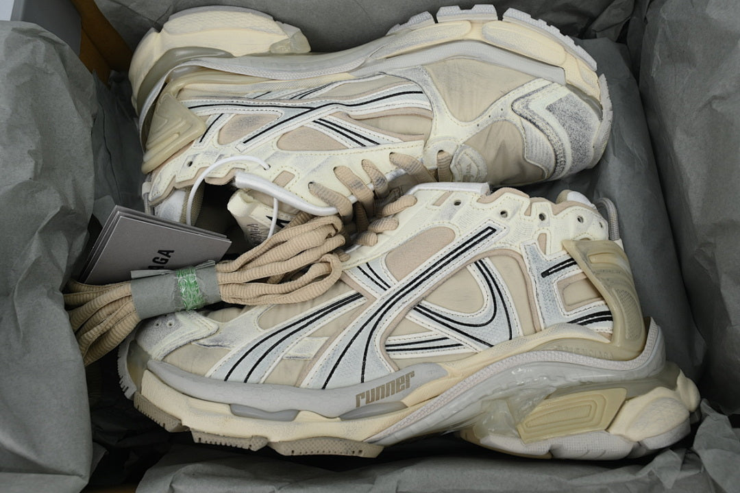Balenciaga Runner Sneaker 'White Brown'
