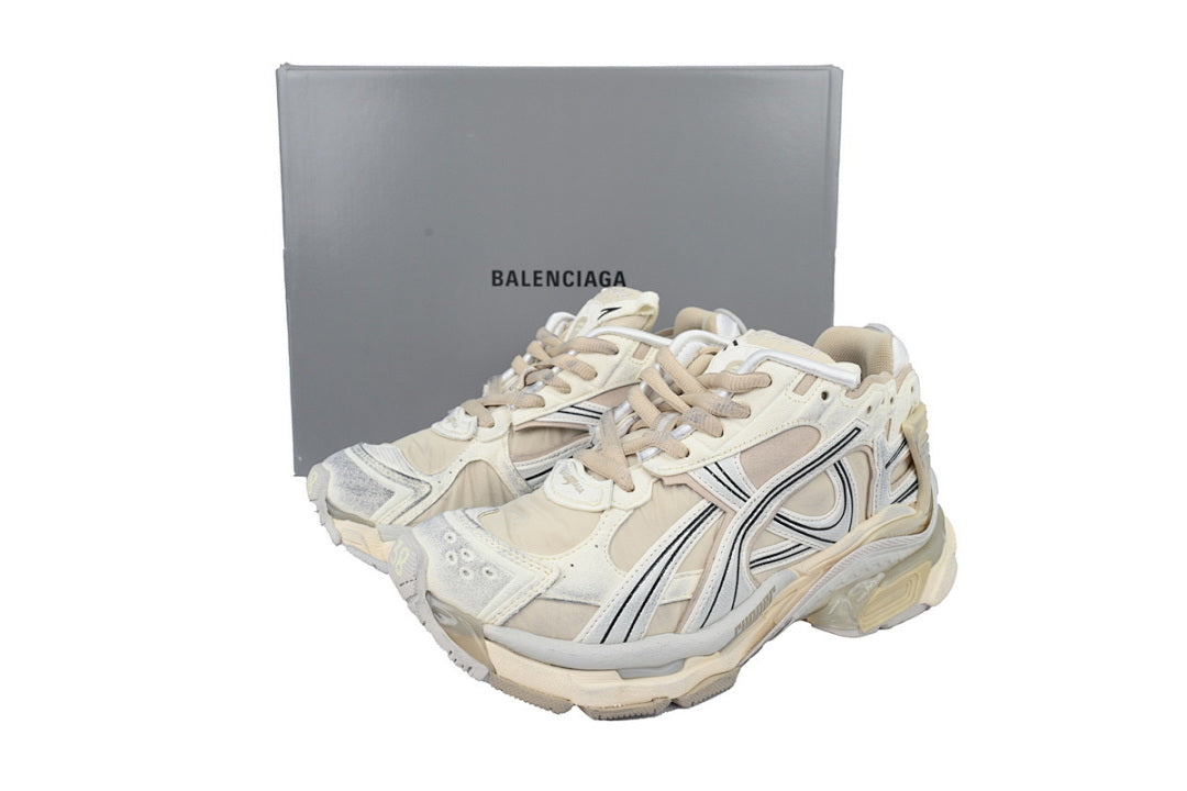 Balenciaga Runner Sneaker 'White Brown'