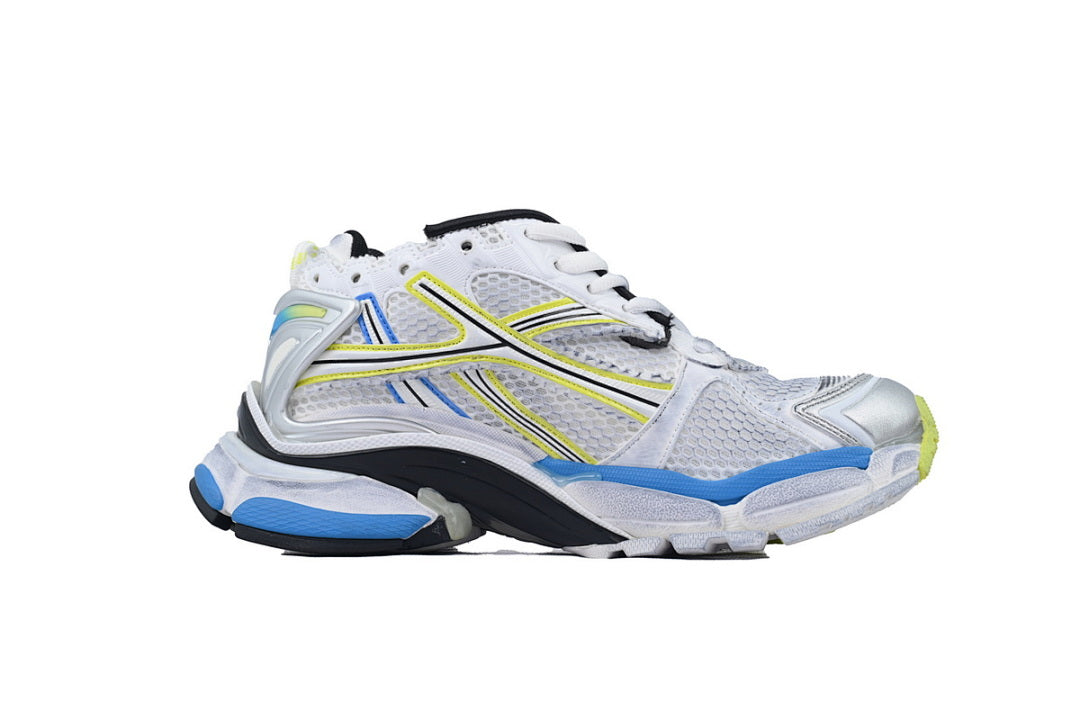 Balenciaga Runner Sneaker 'White Blue Yellow'