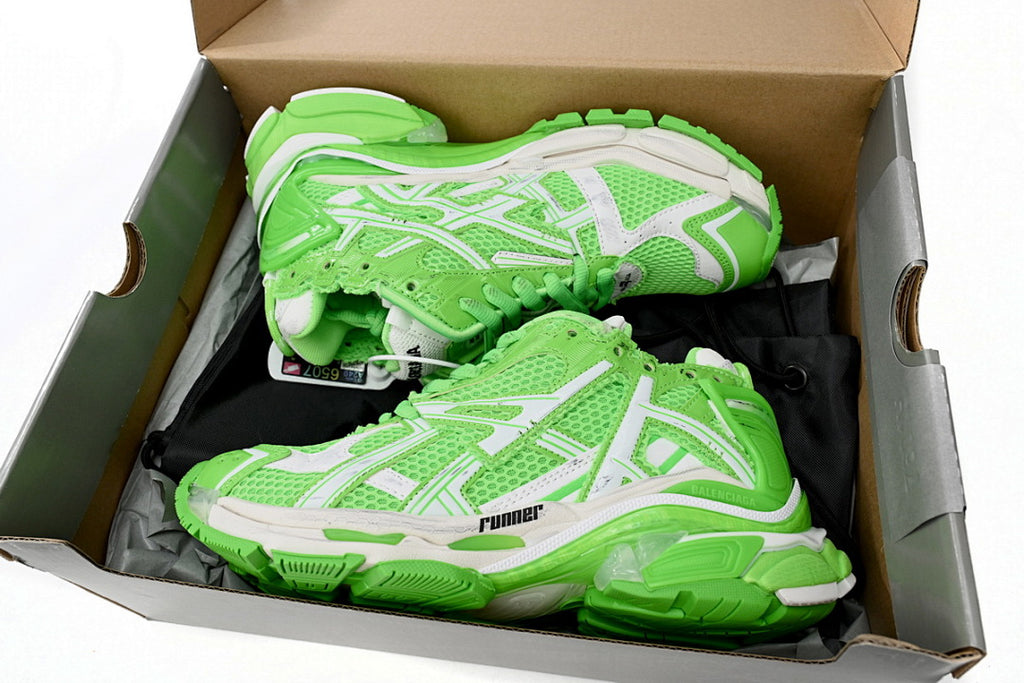 Balenciaga Runner White Green