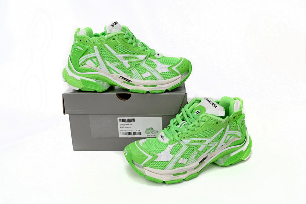 Balenciaga Runner White Green