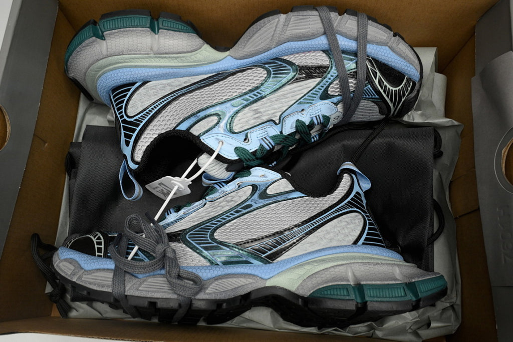 Balenciaga Runner Sneaker Black Green Blue