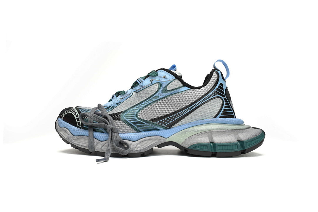 Balenciaga Runner Sneaker Black Green Blue