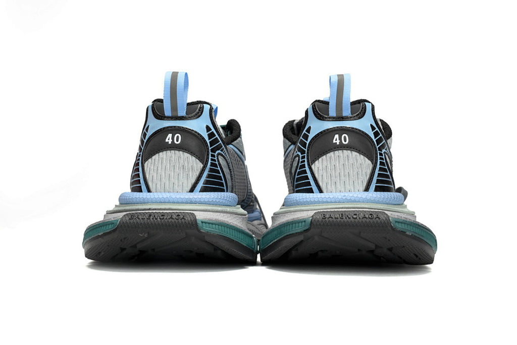 Balenciaga Runner Sneaker Black Green Blue