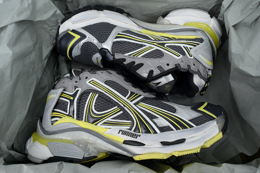 Balenciaga Runner Sneaker 'Grey Black Yellow'