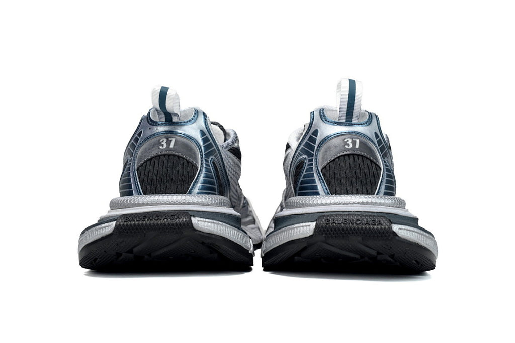 Balenciaga Runner Sneaker White Silver Black Blue