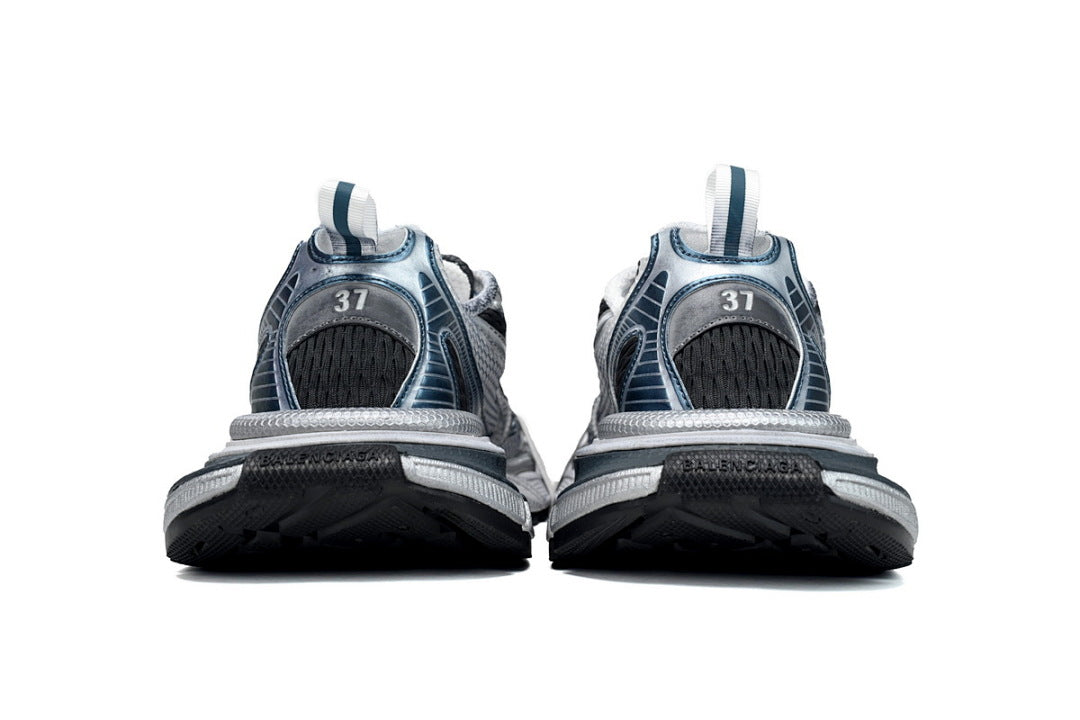 Balenciaga Runner Sneaker White Silver Black Blue