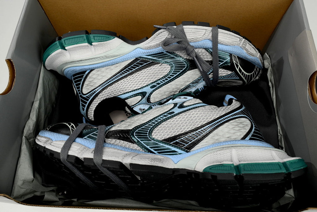 Balenciaga Runner Sneaker Black Blue