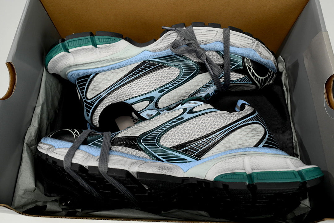 Balenciaga Runner Sneaker Black Blue