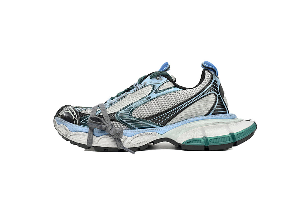 Balenciaga Runner Sneaker Black Blue
