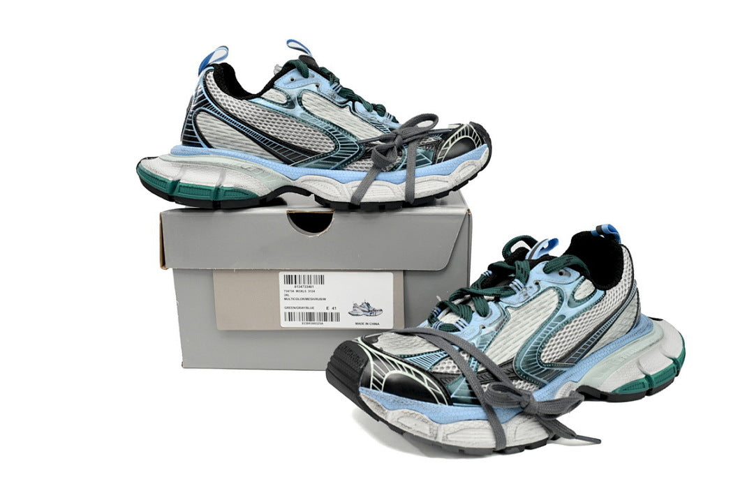 Balenciaga Runner Sneaker Black Blue