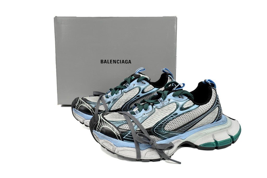 Balenciaga Runner Sneaker Black Blue