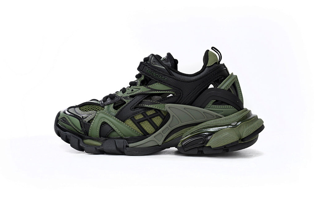 Balenciaga Track 2 Sneaker Military Black