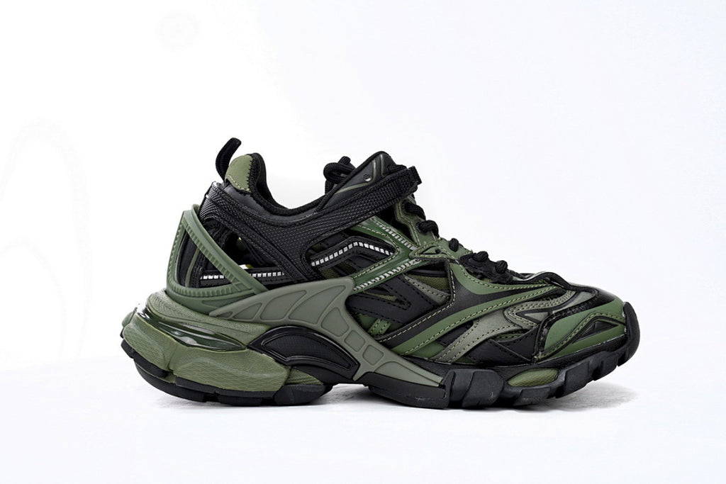 Balenciaga Track 2 Sneaker Military Black