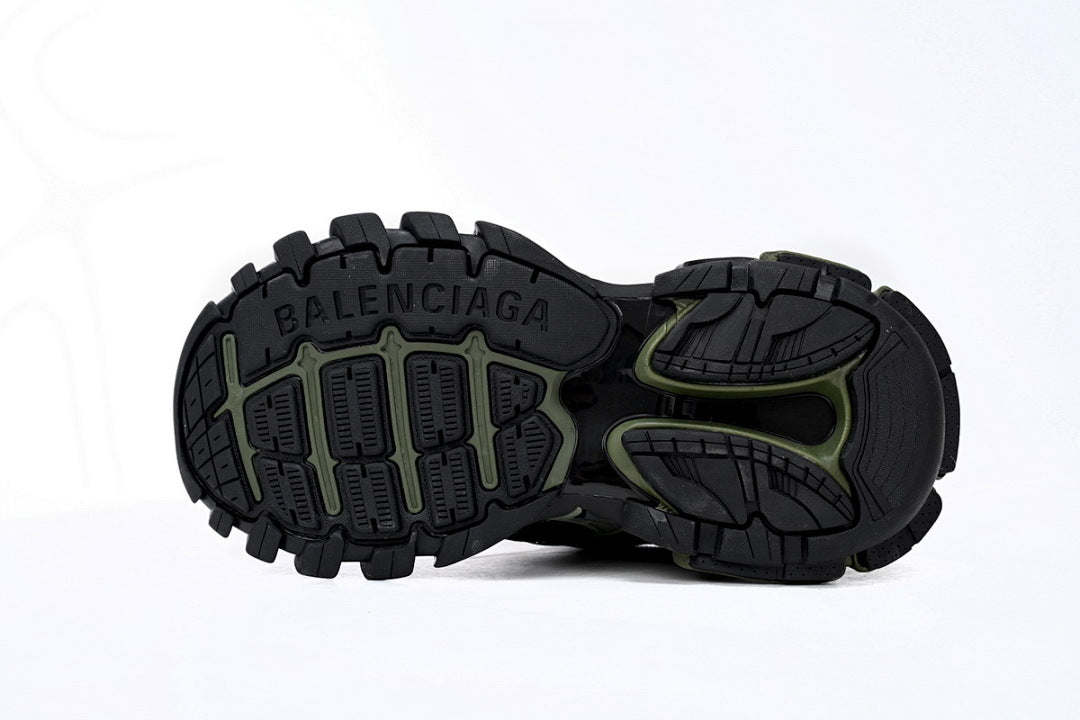 Balenciaga Track 2 Sneaker Military Black