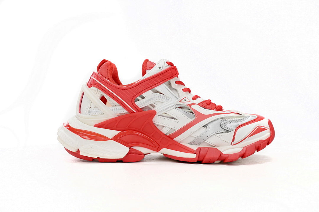 Balenciaga Track 2 Sneaker Military Black White Red