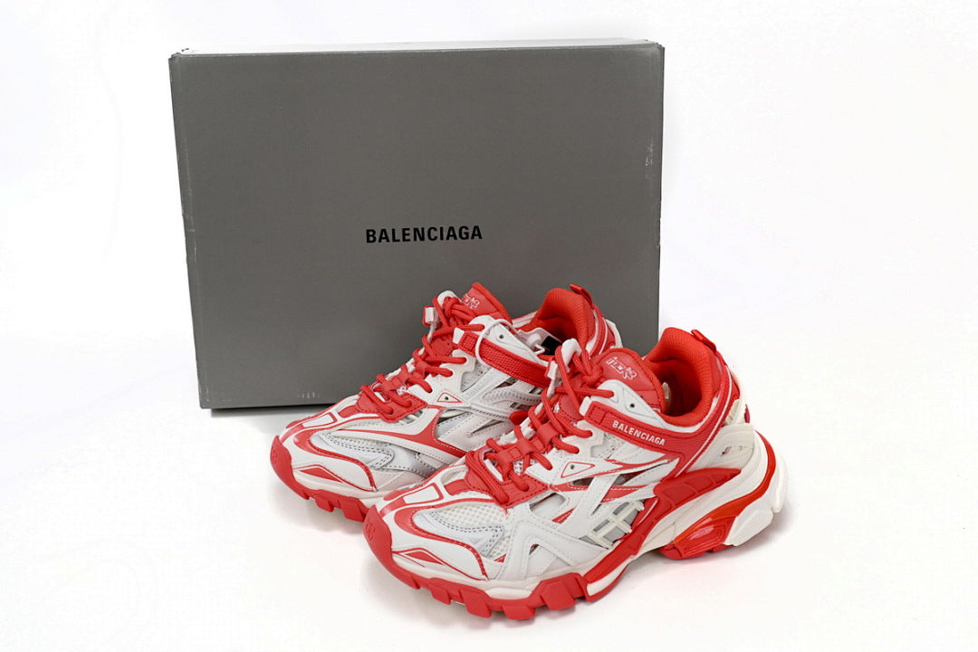 Balenciaga Track 2 Sneaker Military Black White Red