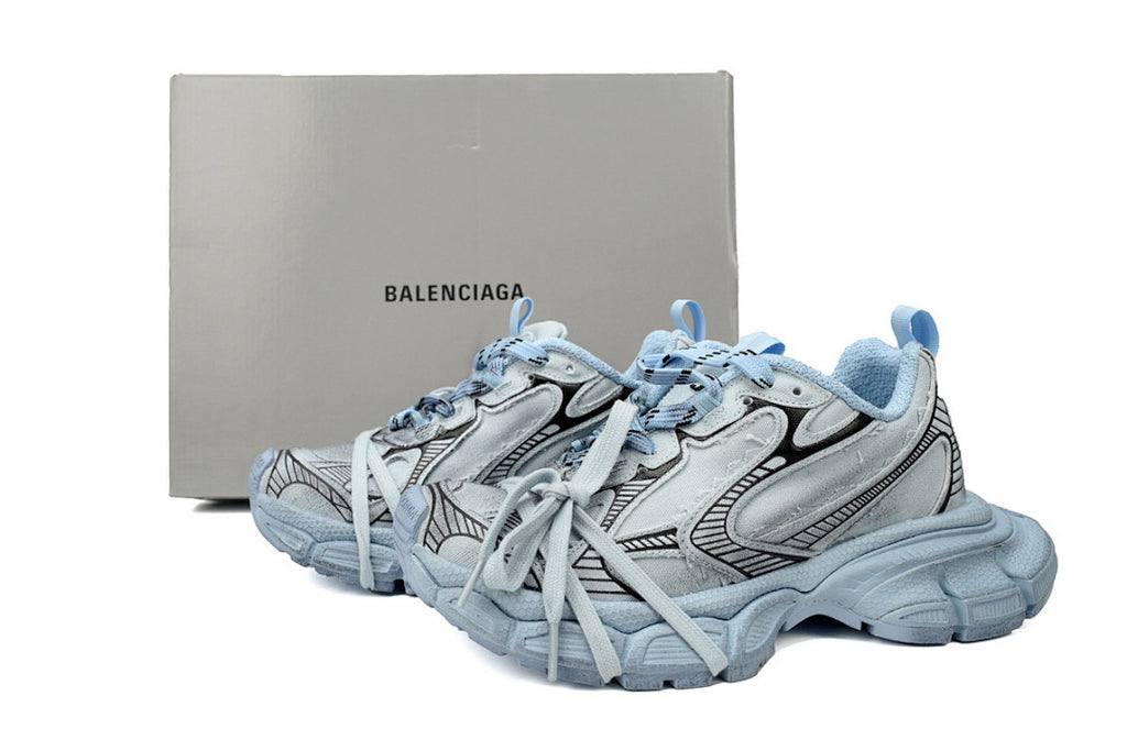 Balenciaga Runner Sneaker Black Light Black Blue
