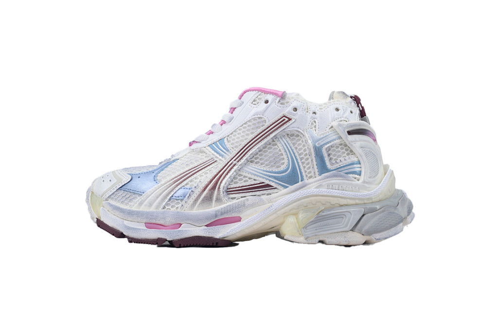 Balenciaga Runner Sneaker 'White Blue Pink'