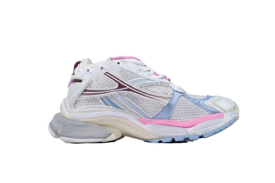 Balenciaga Runner Sneaker 'White Blue Pink'