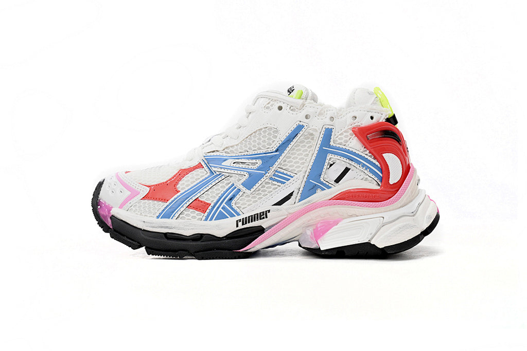 Balenciaga Runner White Blue Red