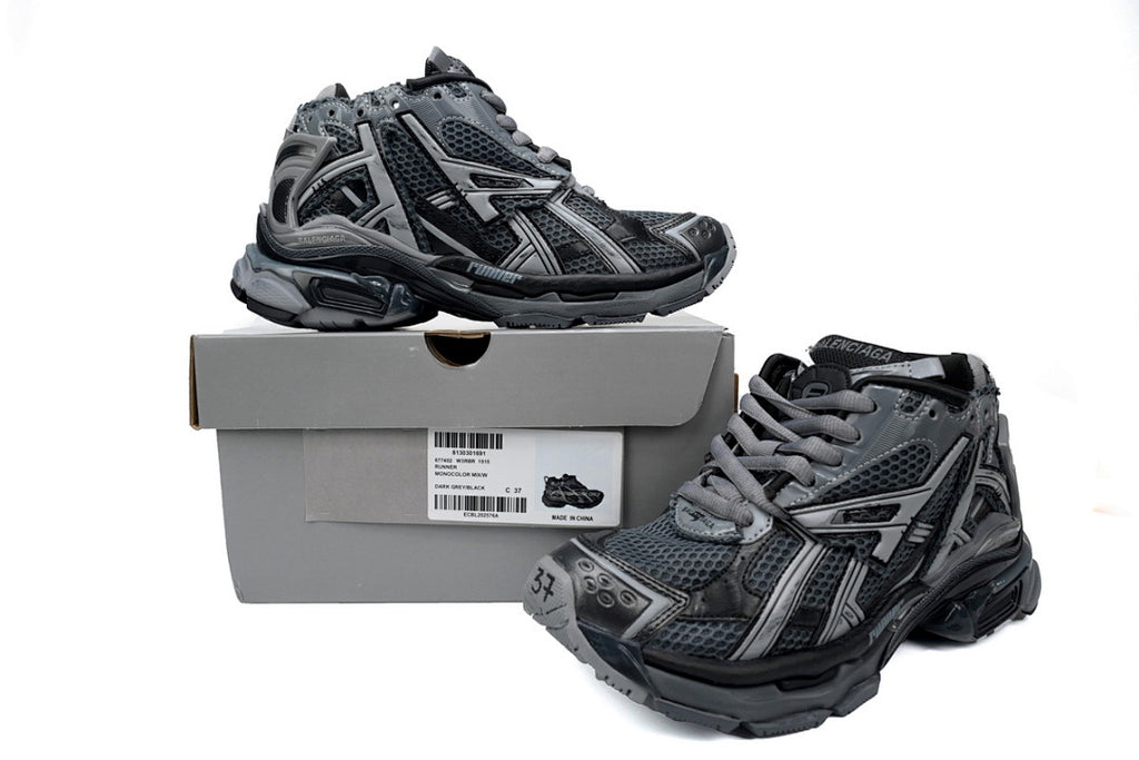 Balenciaga Runner White Black Gray