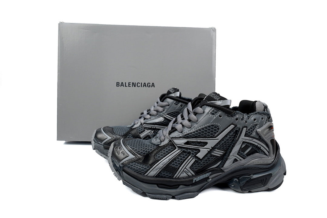 Balenciaga Runner White Black Gray
